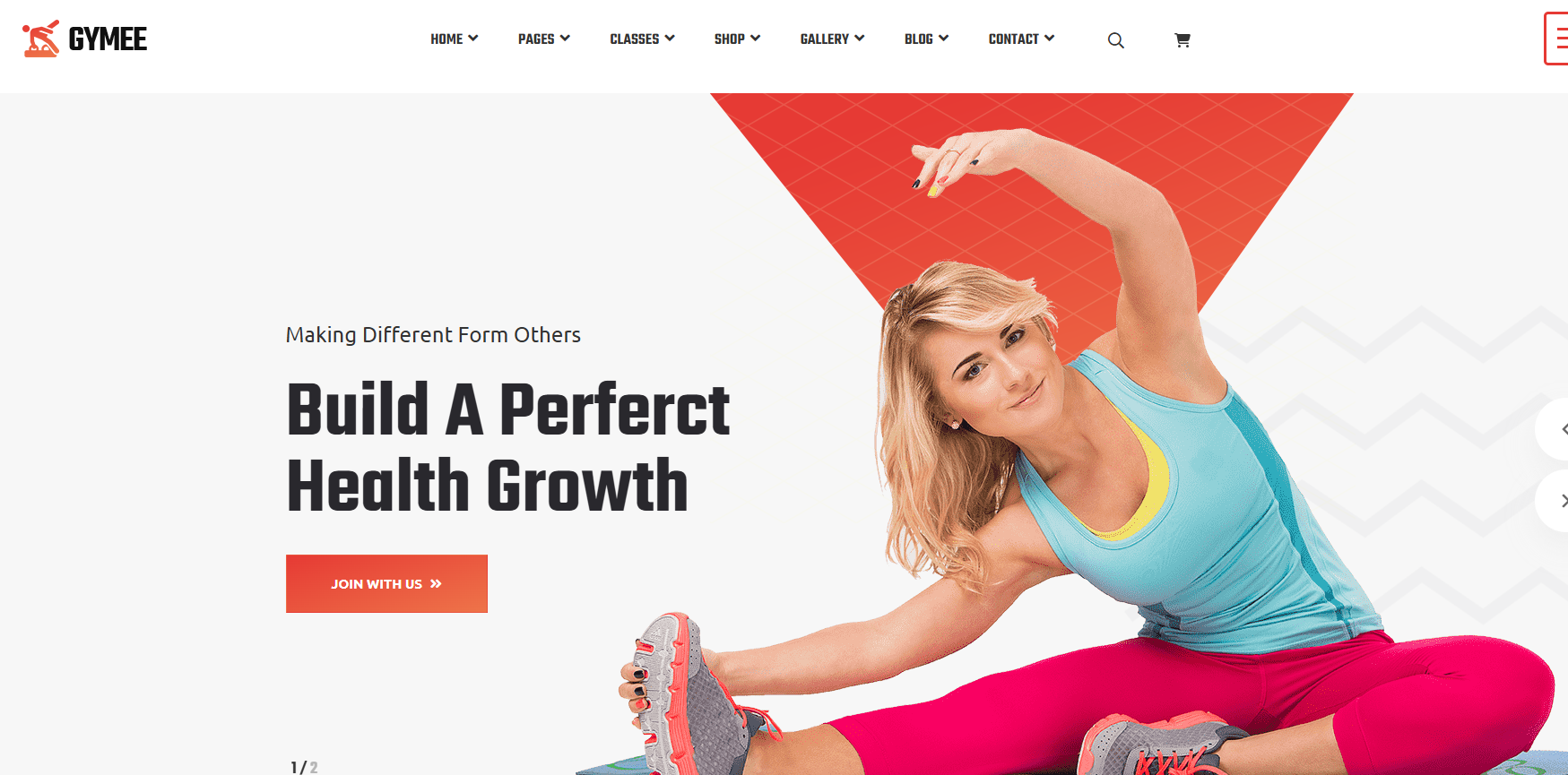 Gymee – Fitness WordPress Theme