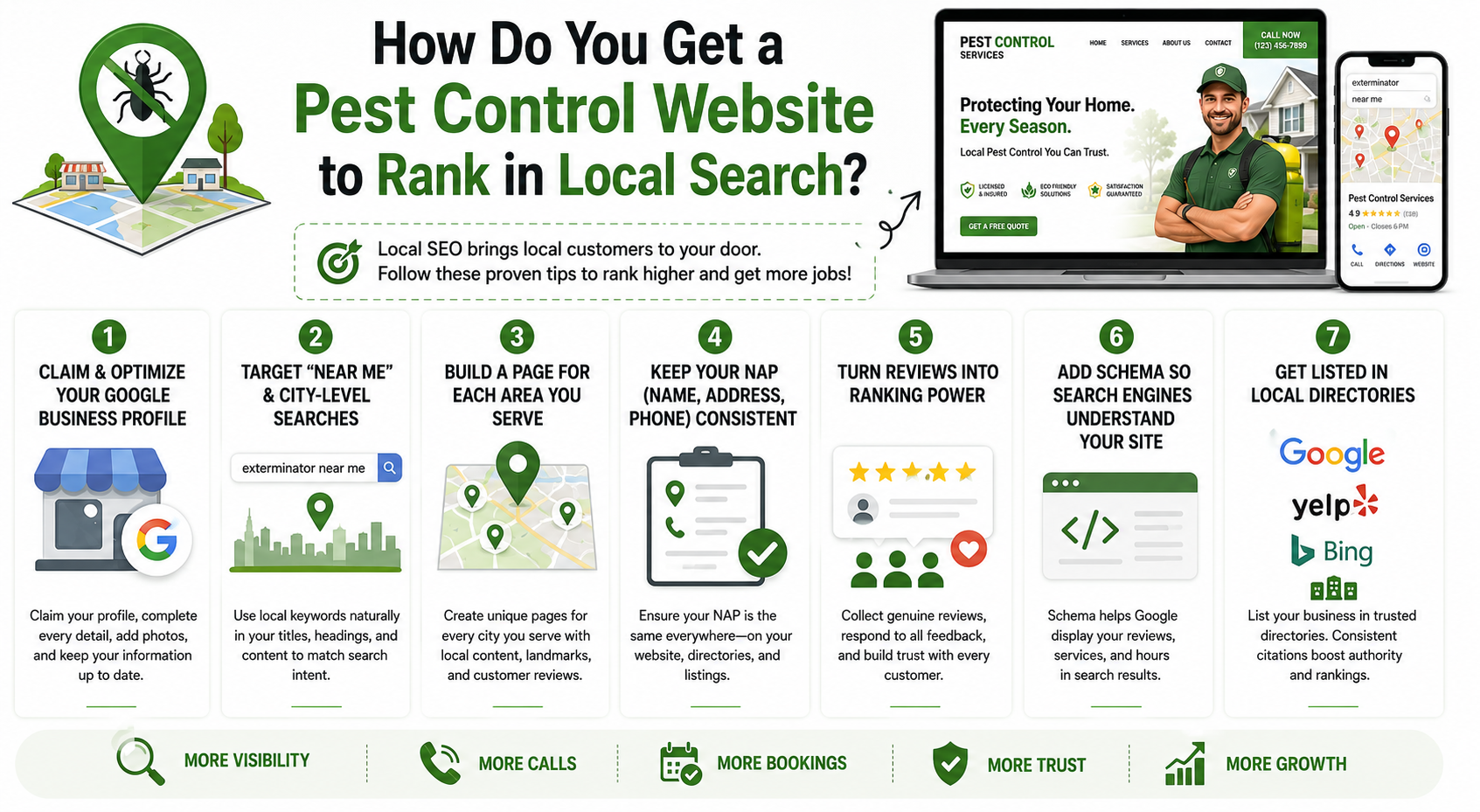 How Do You Get a Pest Control Website to Rank in Local Search?