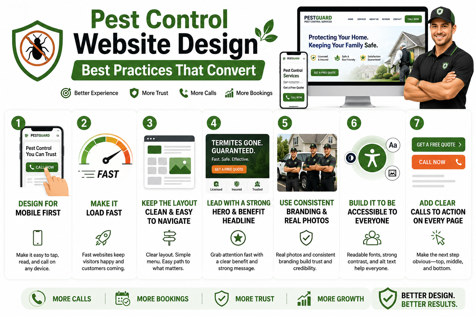 Pest Control Website Design Best Practices That Convert