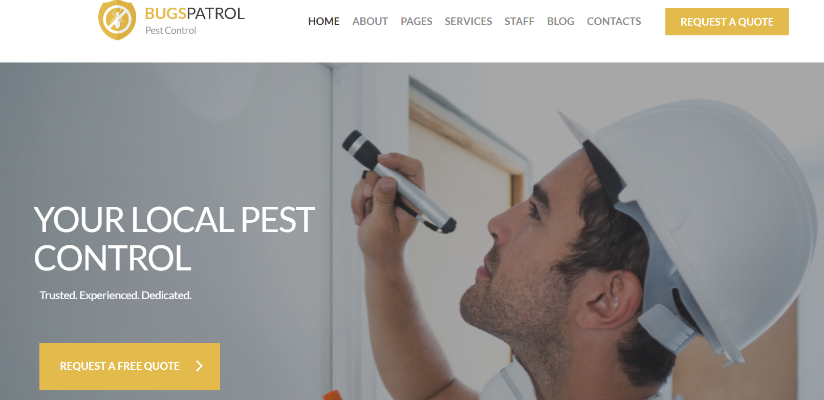 BugsPatrol – Pest Control & Disinsection Services WordPress Theme