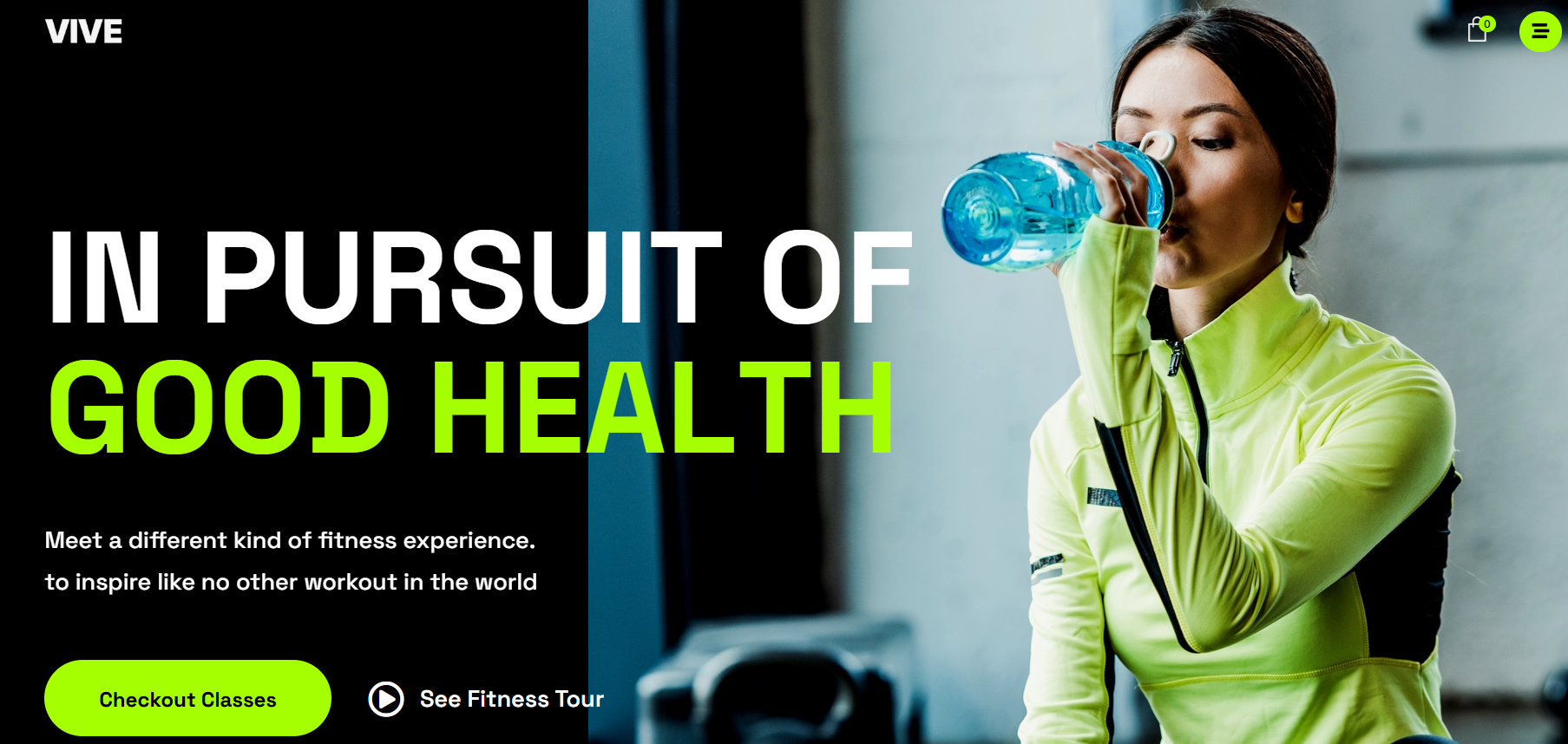 Vive – Fitness, Gym & Trainer WordPress Theme