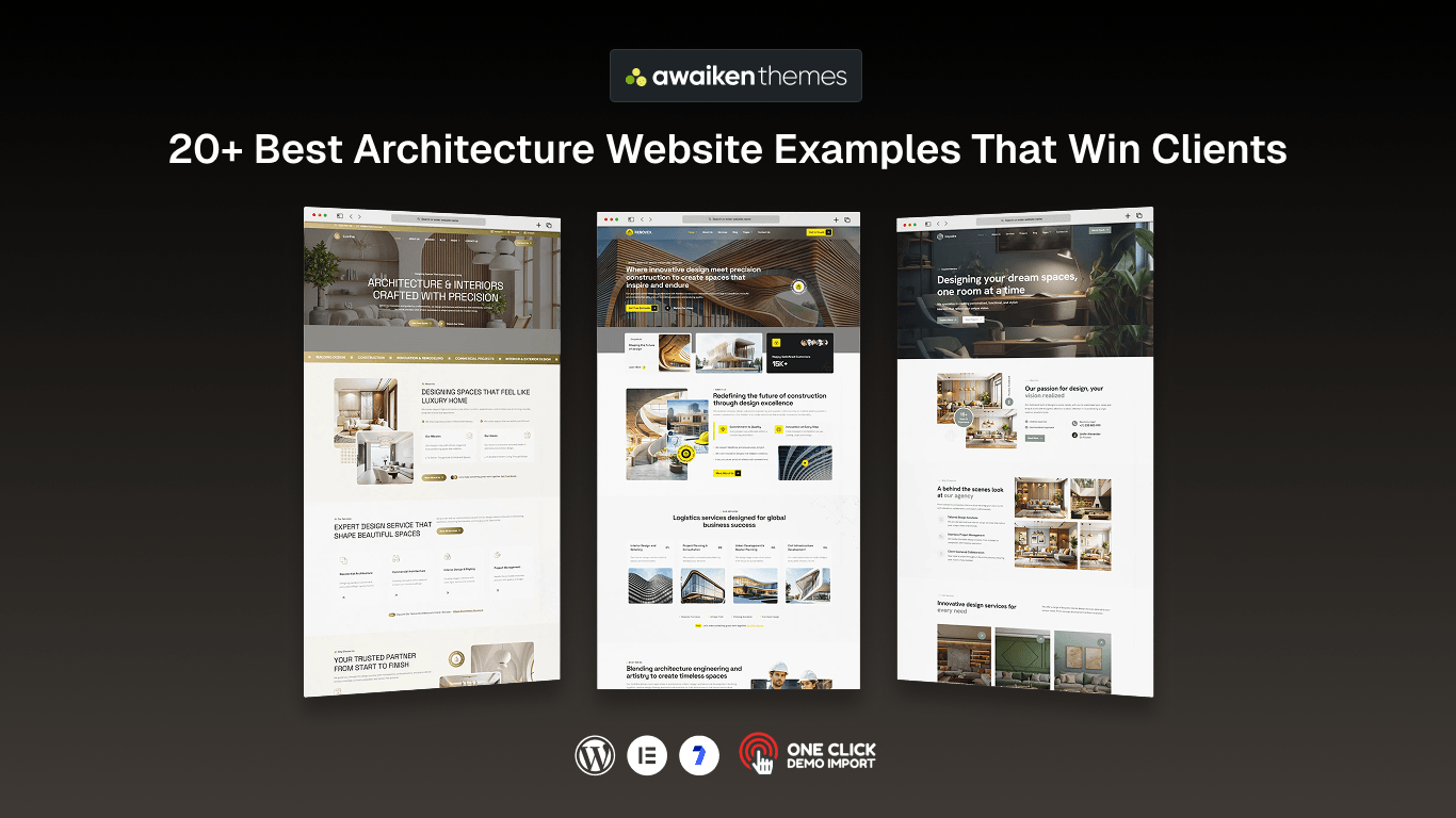 20+ Best Architecture Website Examples