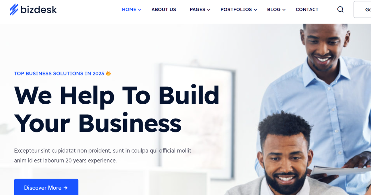 Bizdesk – Business Consulting WordPress Theme