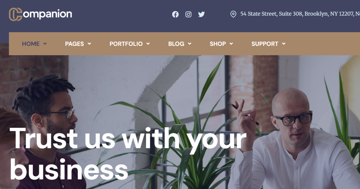 Companion – Corporate Business WordPress Theme