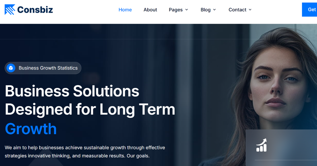 Consbiz – Business Consulting WordPress Theme