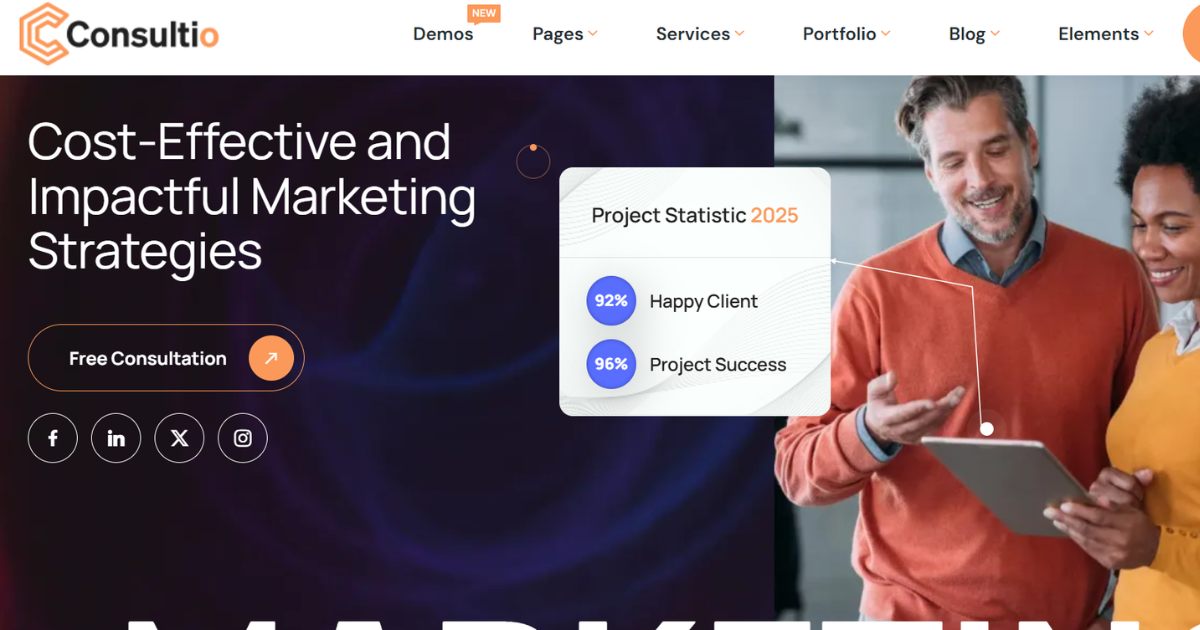 Consultio – Consulting Business WordPress Theme