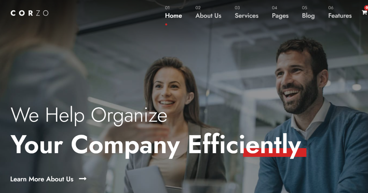 Corzo – Consulting WordPress Theme