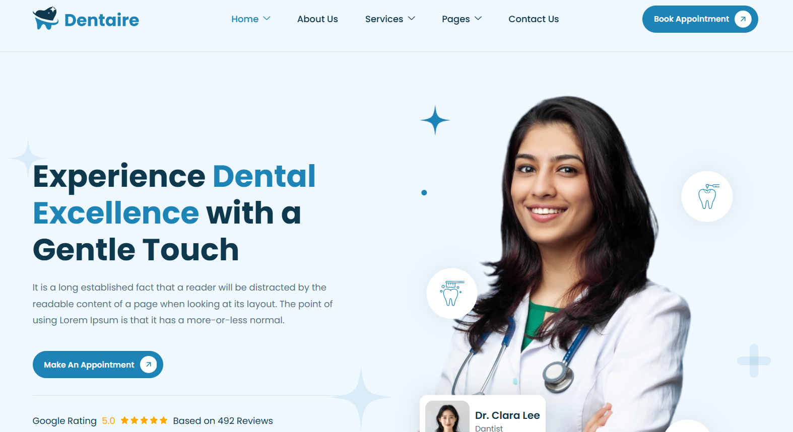 Dentaire – Dental WordPress Theme