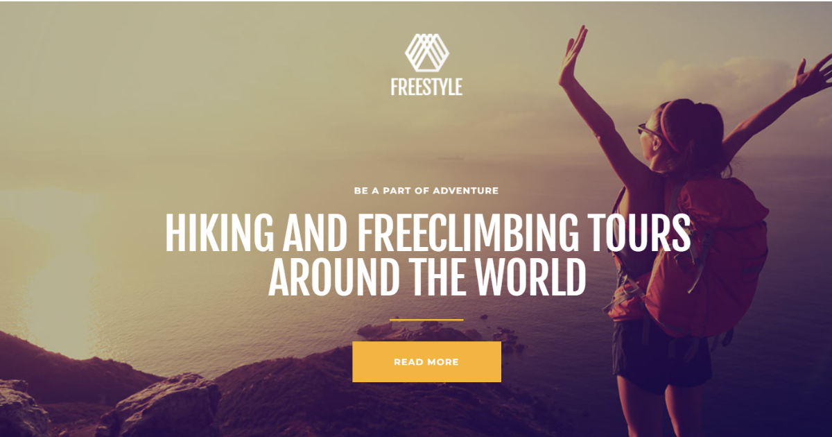 Freestyle – A WordPress Theme for Extreme Sports