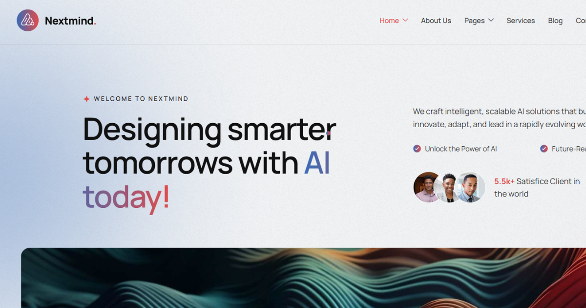 Nextmind – AI Agency & Technology WordPress Theme
