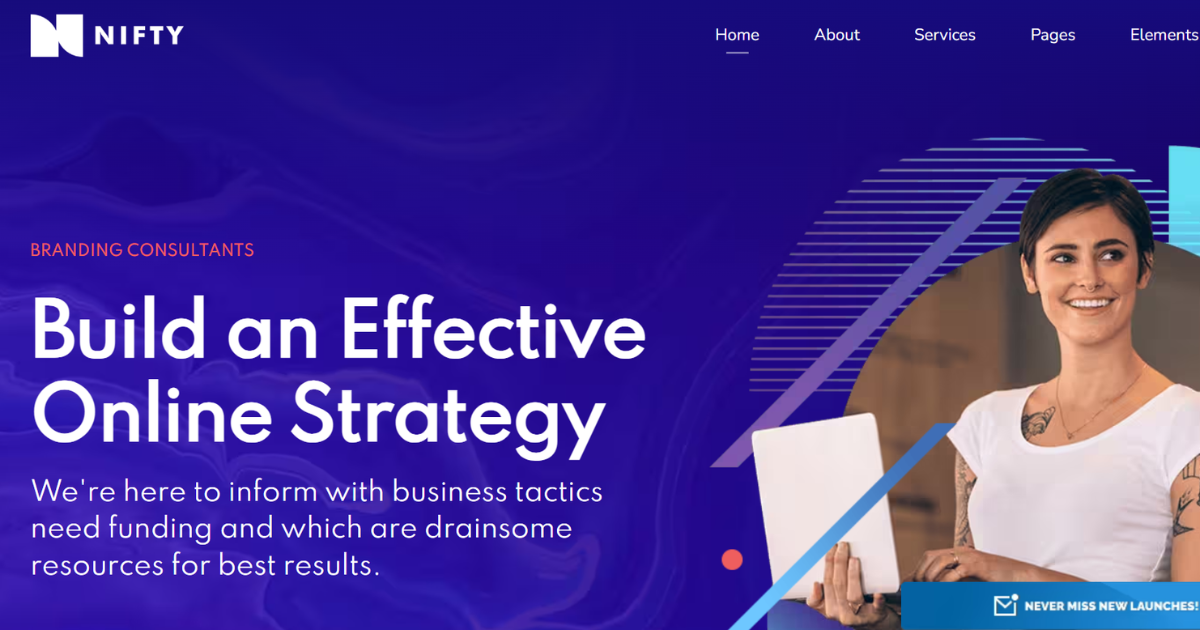 Nifty – Business Consulting WordPress Theme