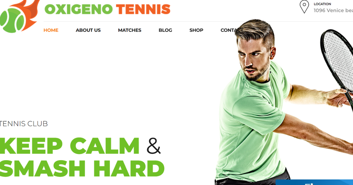 Oxigeno – Sports Club & Team WordPress Theme