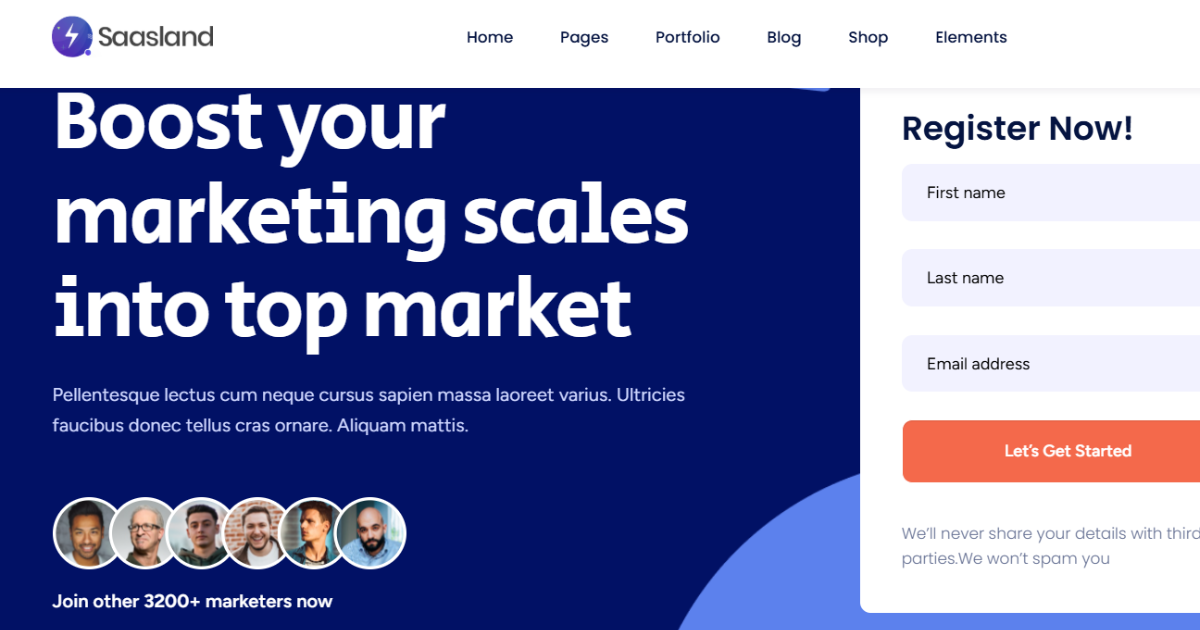SaaSland – SaaS, Startup, Technology & IT Solutions WordPress Theme