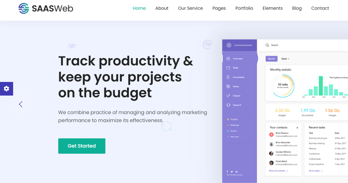 SaaSweb – WordPress Theme For App & SaaS Products