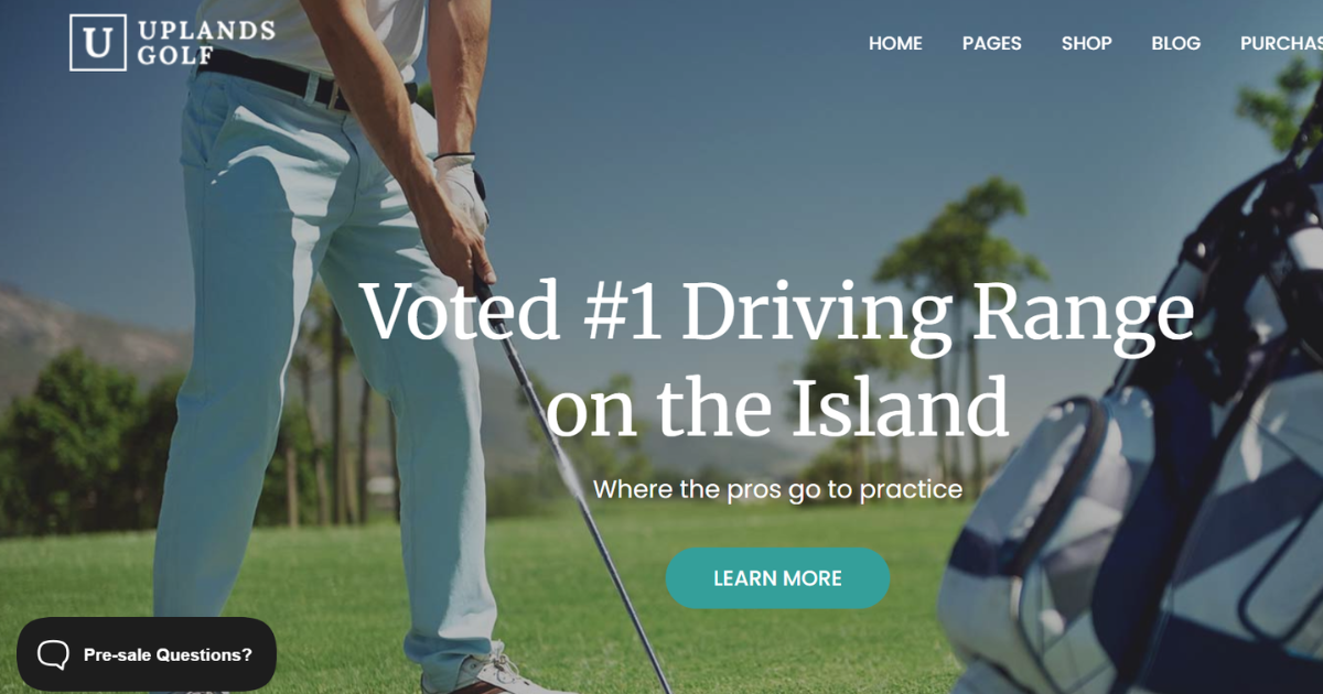 Uplands – Golf Course WordPress Theme