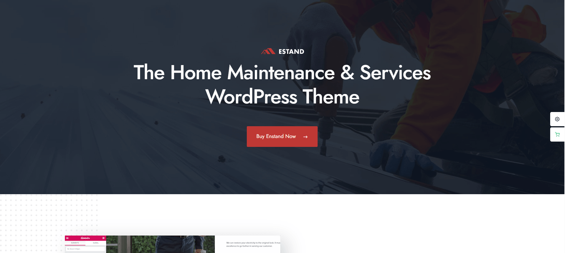 Estand - House Renovation Maintenance RTL WordPress Theme