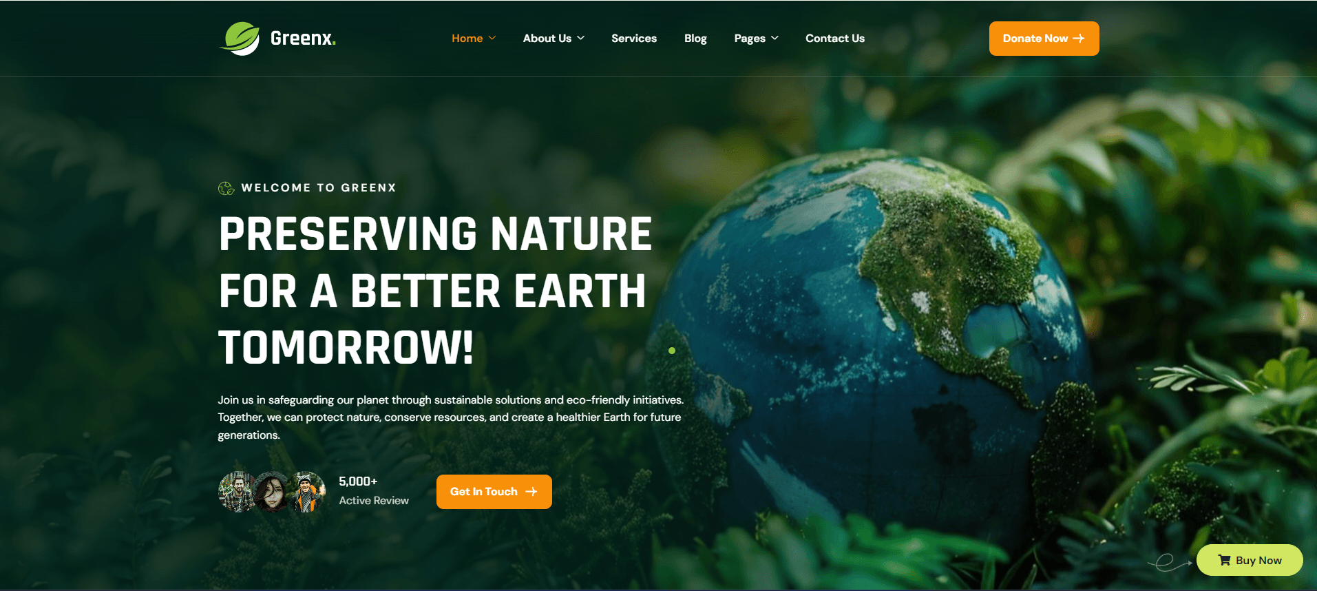 Greenx - Ecology & Environment WordPress Theme