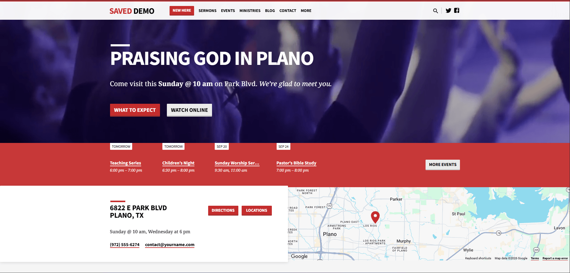 Saved - Church WordPress Theme