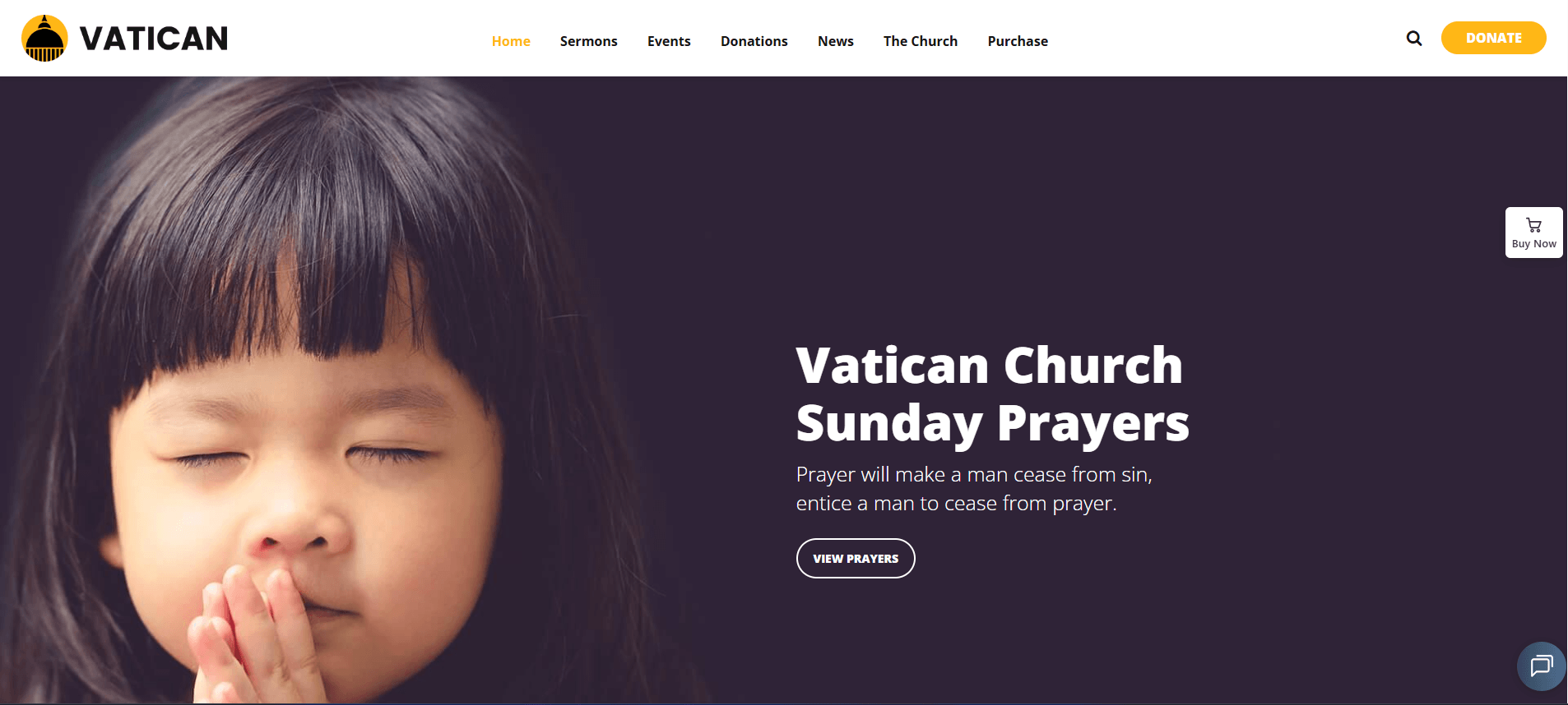 Vatican - Church WordPress Theme