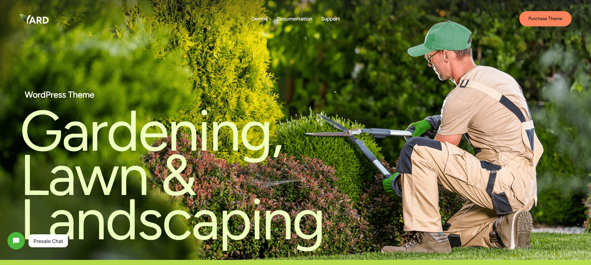 Yard - Gardening, Landscaping & Lawn WordPress Theme