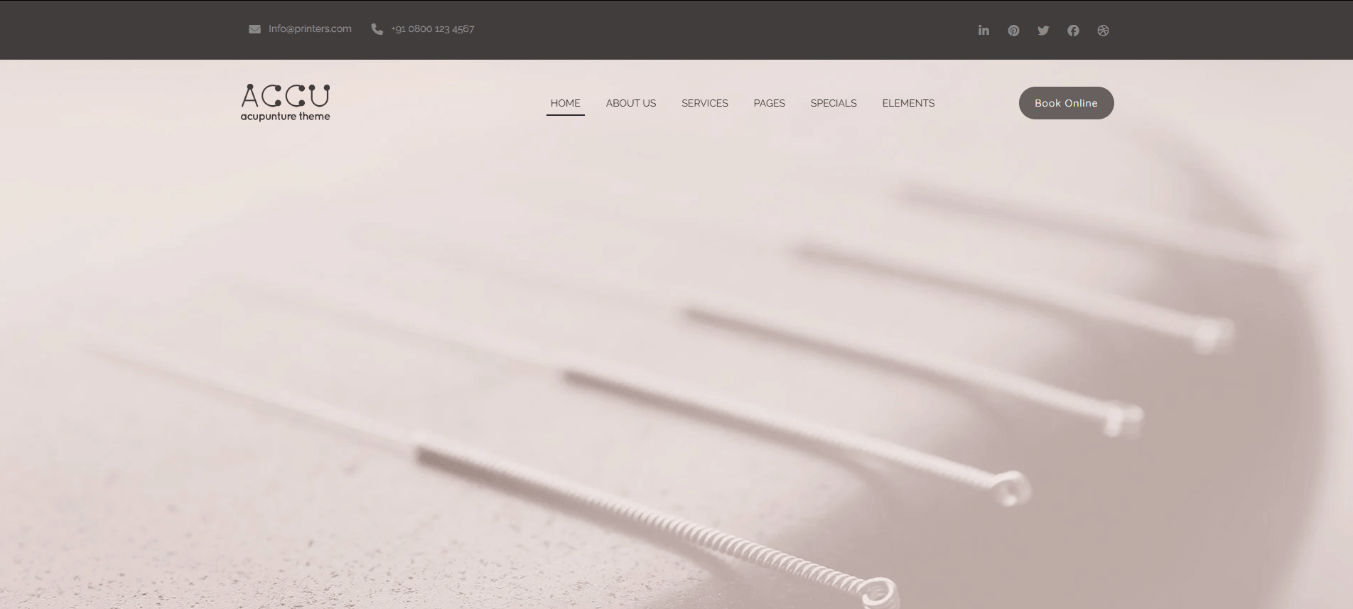Accu - Healthcare, Massage WordPress Theme