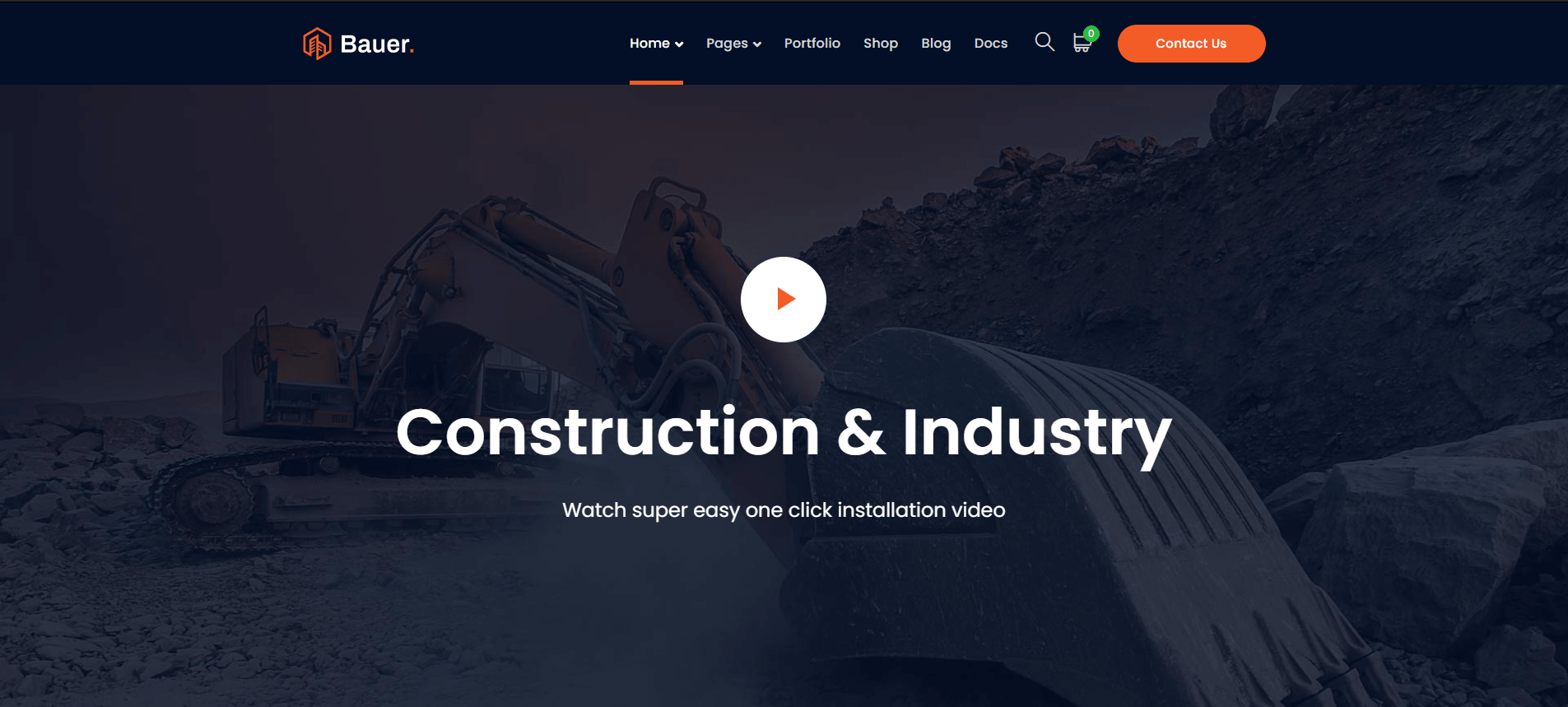 Bauer - Construction and Industrial WordPress Theme