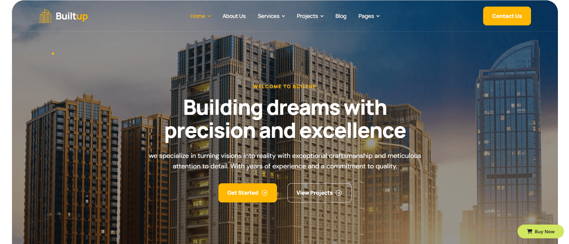Builtup - Professional Construction Company WordPress Theme