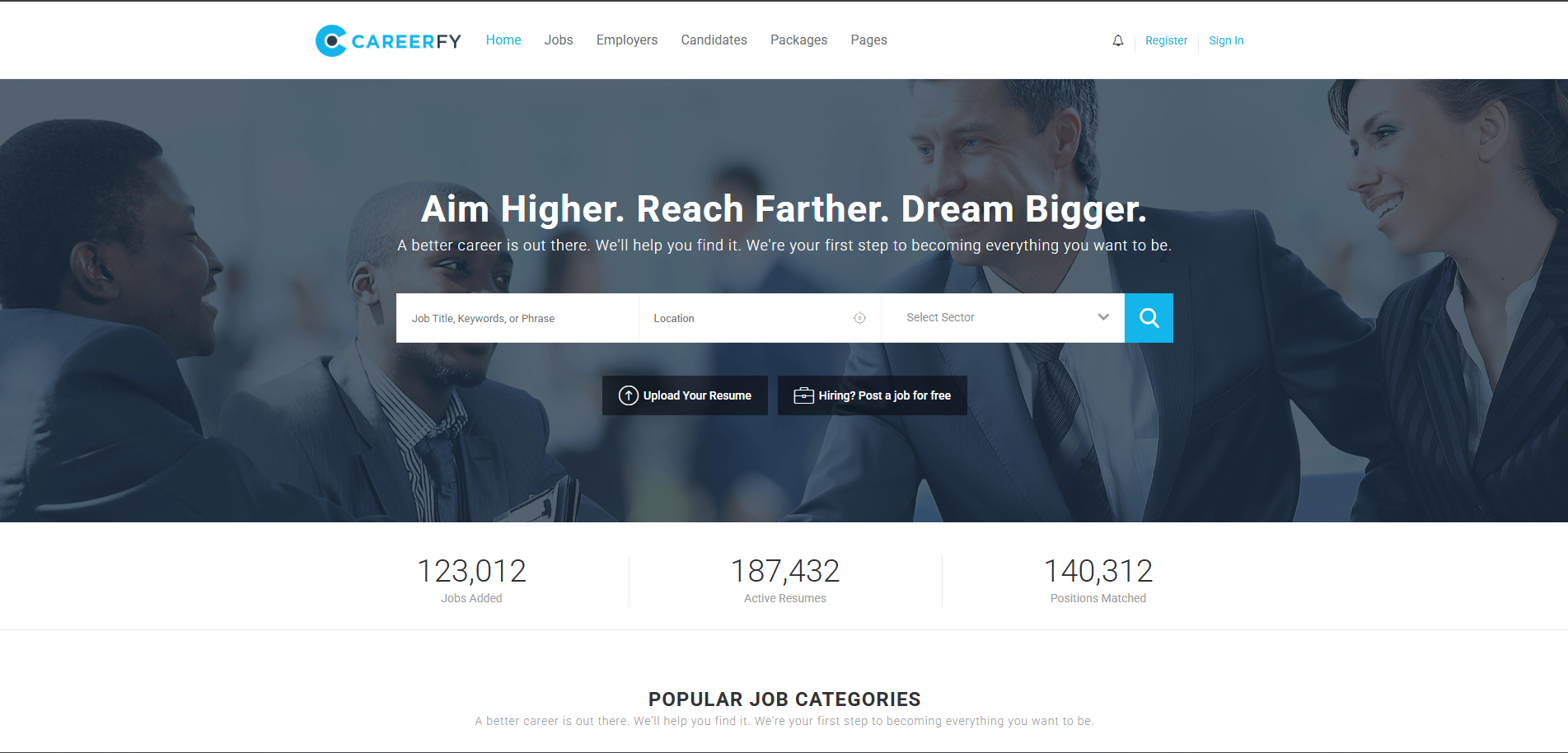 Careerfy - Job Board WordPress Theme
