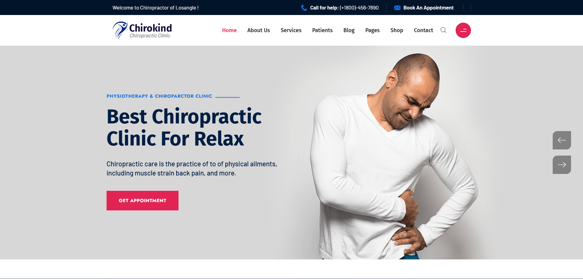 Chirokind - Chiropractor And Physical Therapy WordPress Theme