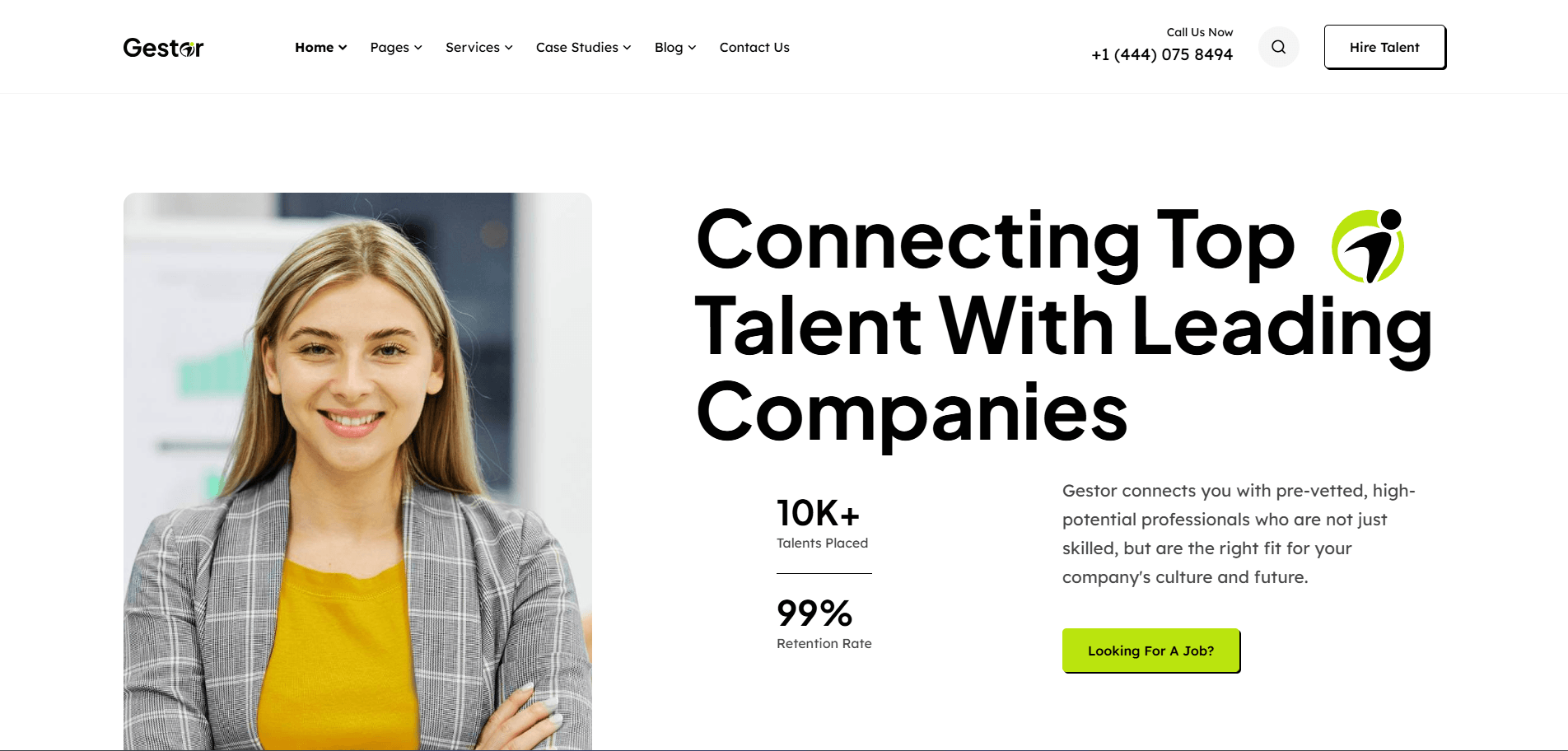 Gestor - HR Services & Recruitment WordPress Theme