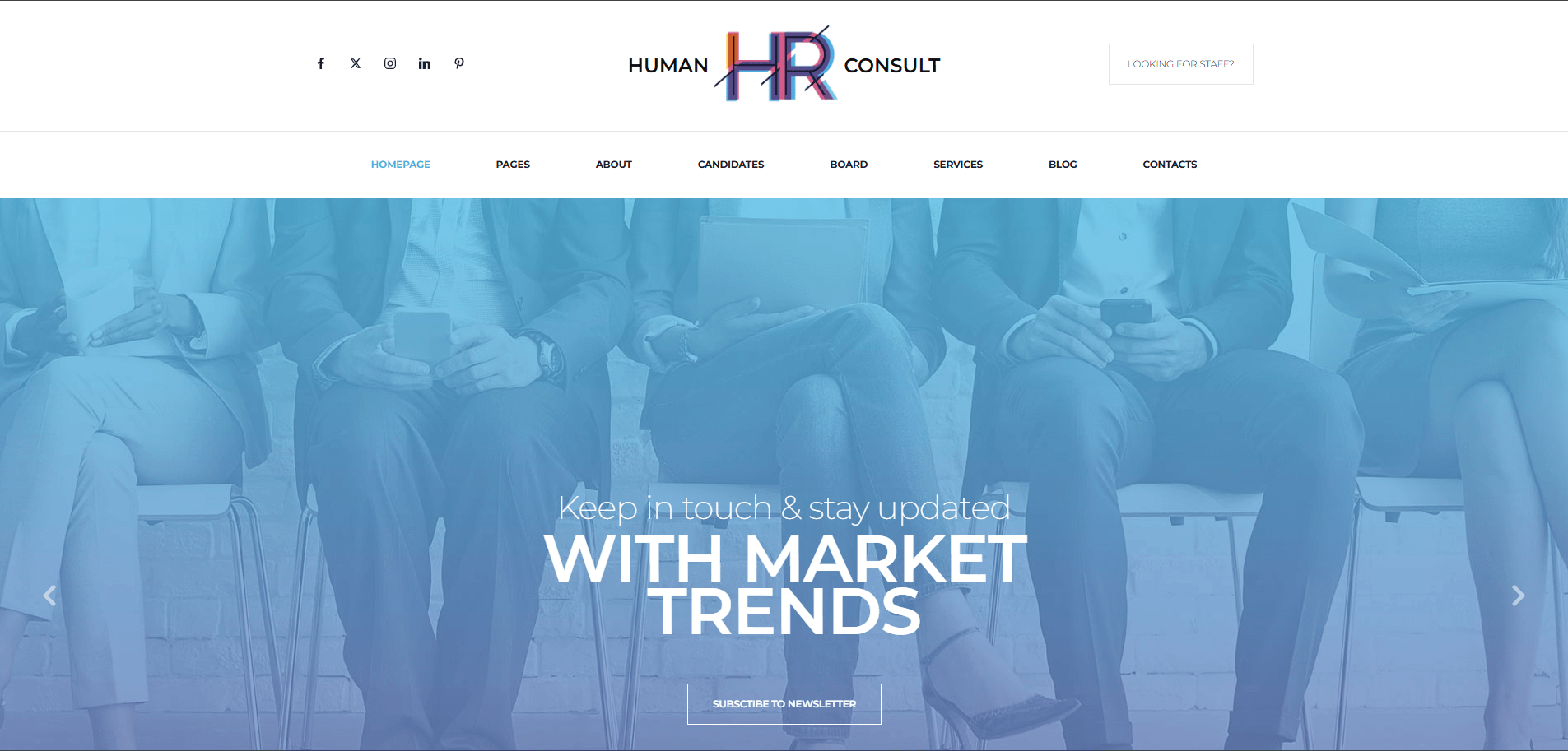 HR Human Consult - Searching & Recruiting WordPress Theme