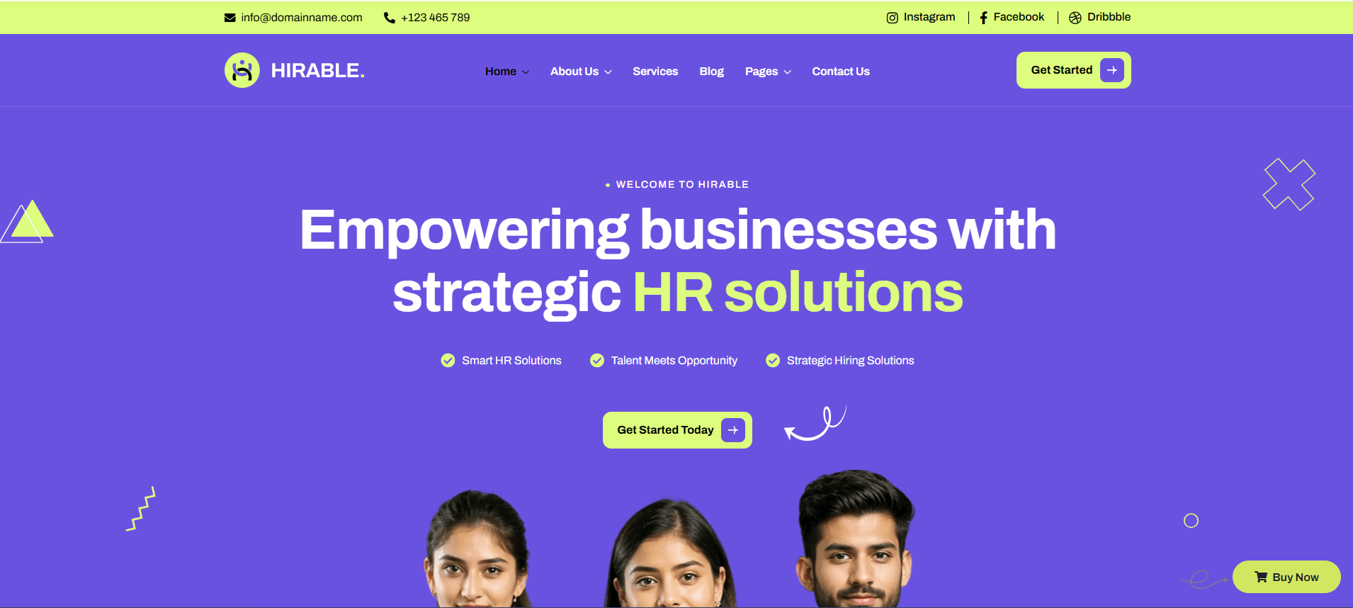 Hirable - Recruiting & Human Resources WordPress Theme