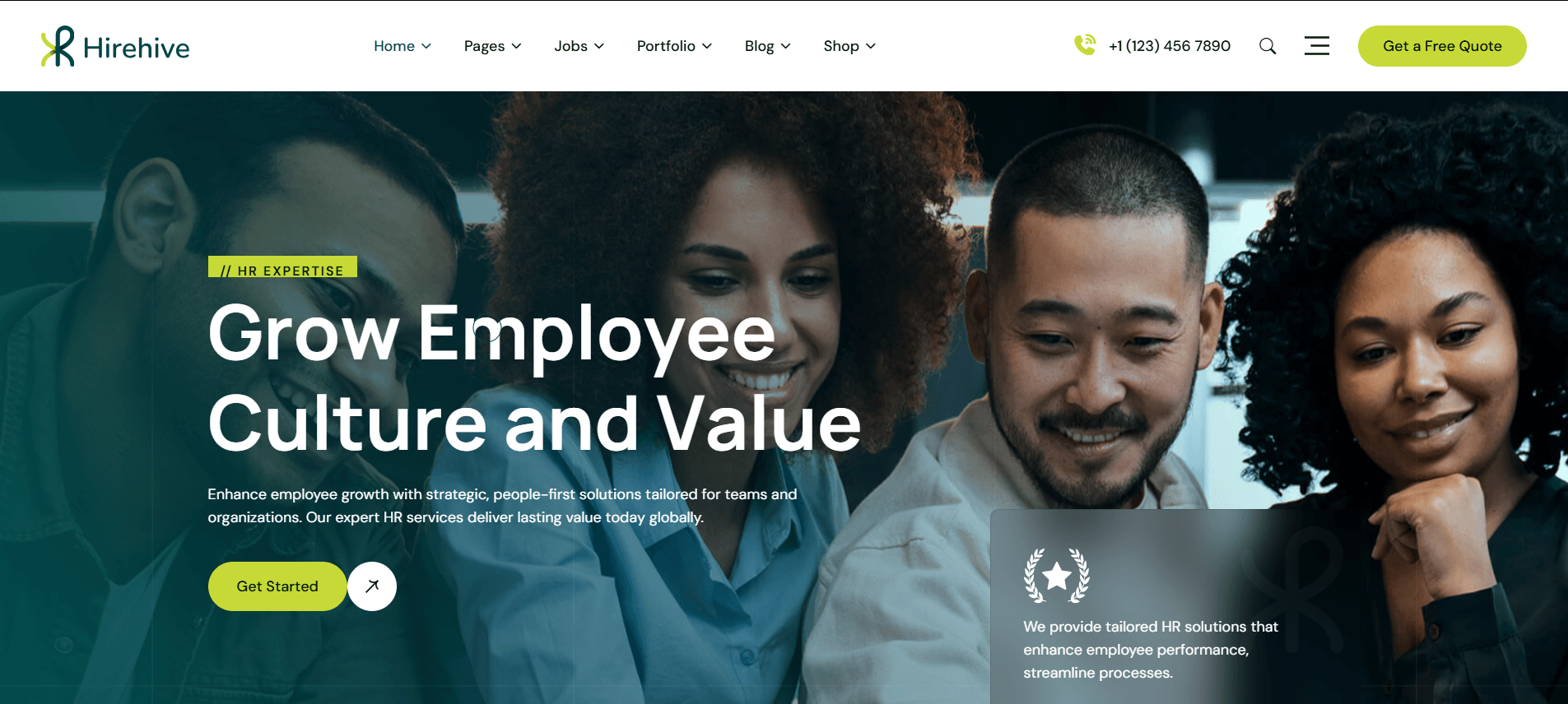 Hire-Hive - Human Resources & Recruiting WordPress Theme