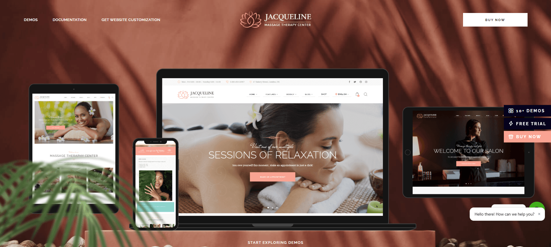 Jacqueline - Spa & Massage Salon Beauty Theme
