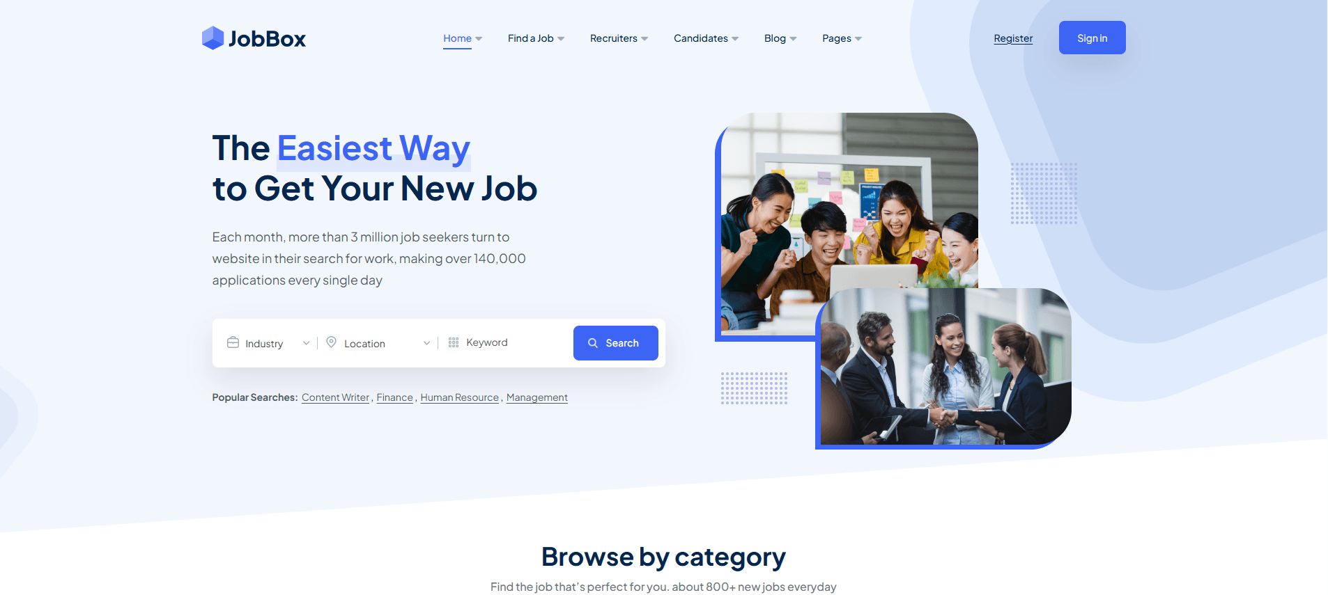 JobBox - Job Board & Career Portal Recruitment Agency WordPress Theme