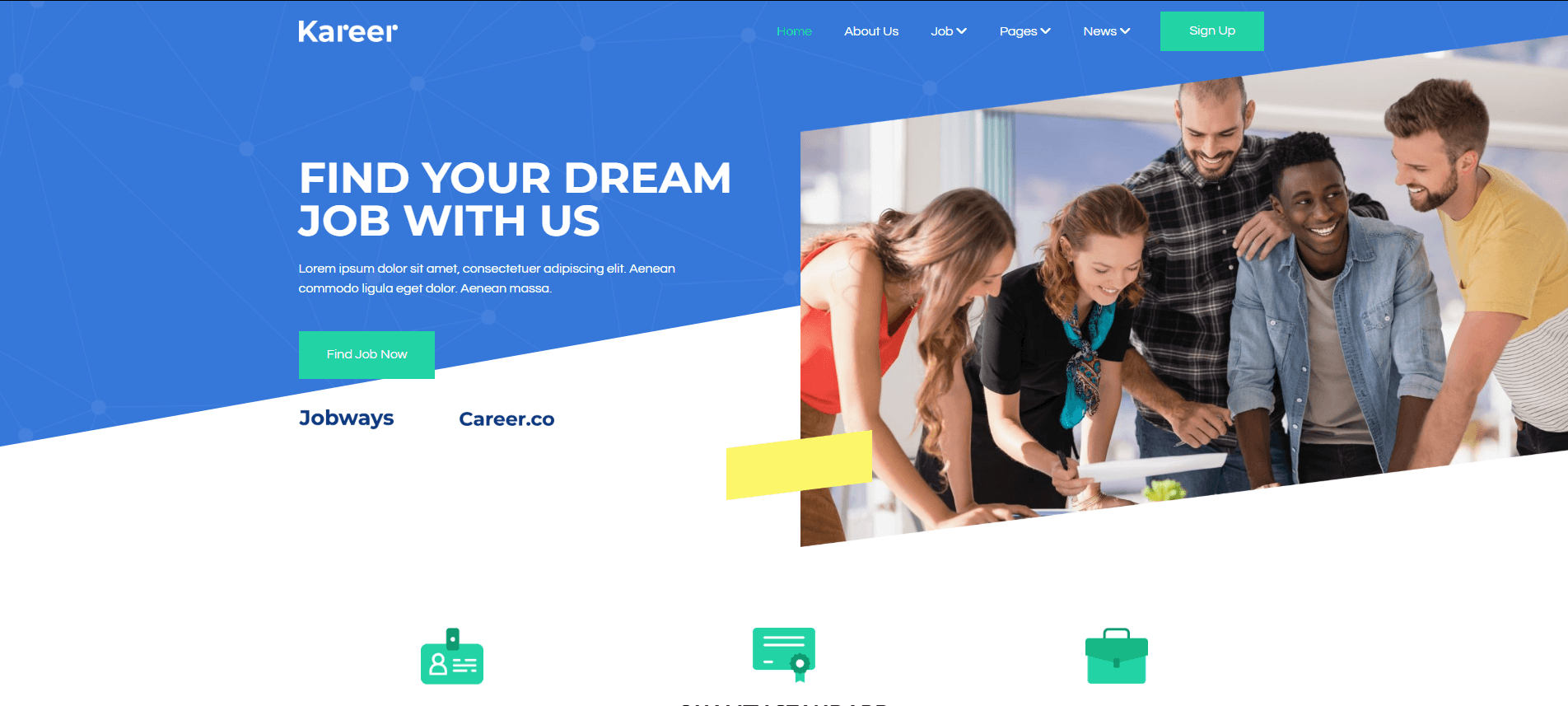 Kareer - Human Resource & Recruitment Agency Gutenverse FSE WordPress Block Theme