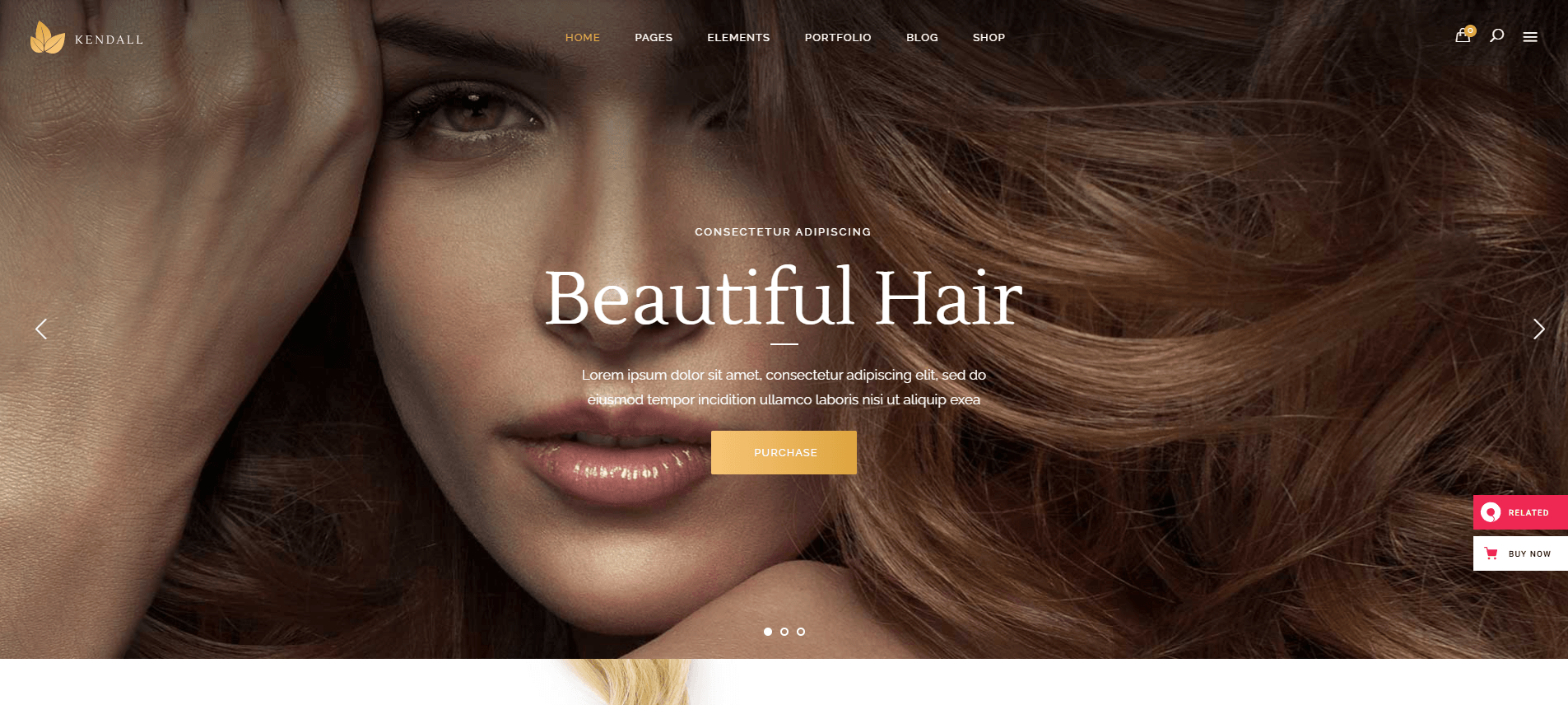 Kendall - Spa, Hair & Beauty Salon WordPress Theme