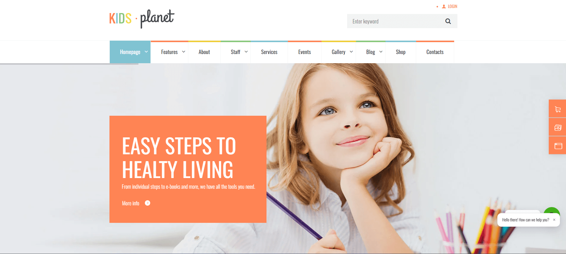 Kids Planet - Children Kindergarten and Playgroup WordPress Theme