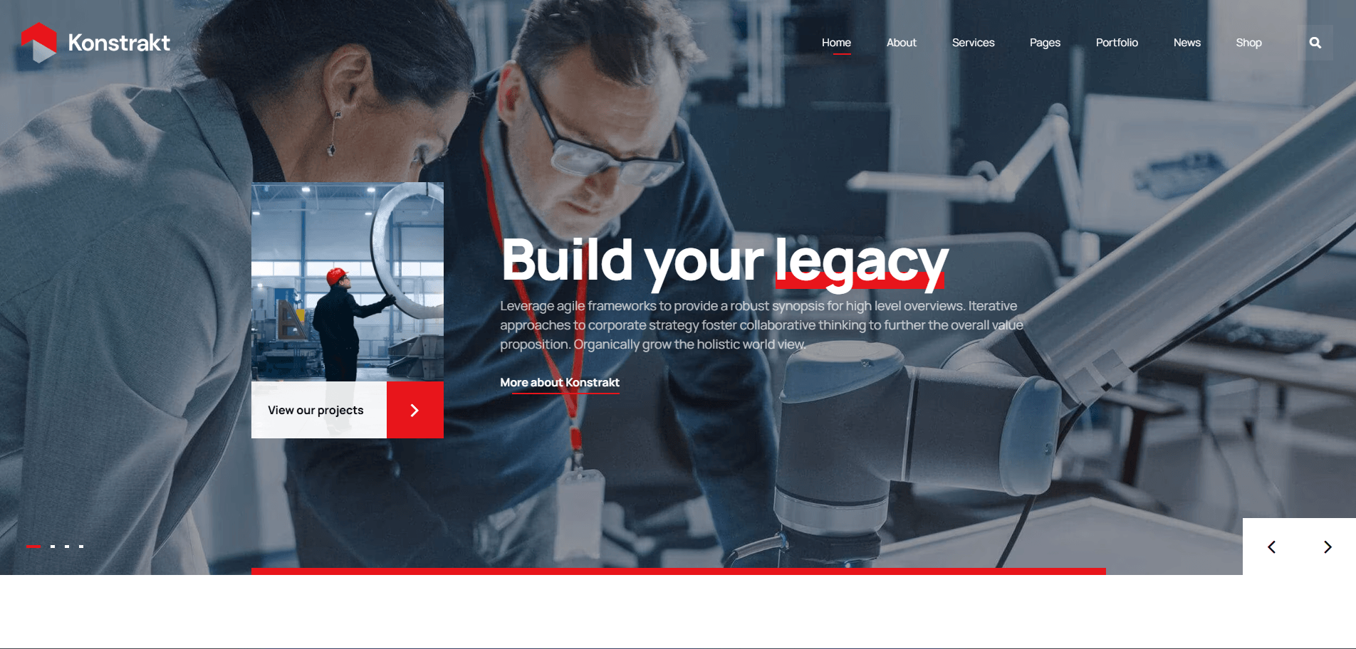 Konstrakt - WordPress Theme for Construction