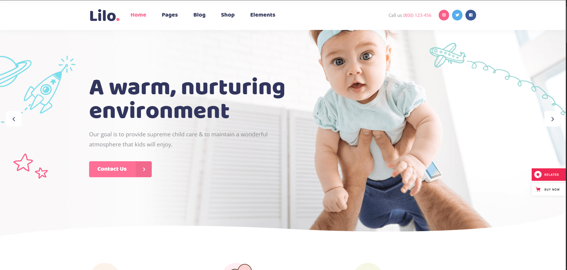 Lilo - Kindergarten WordPress Theme