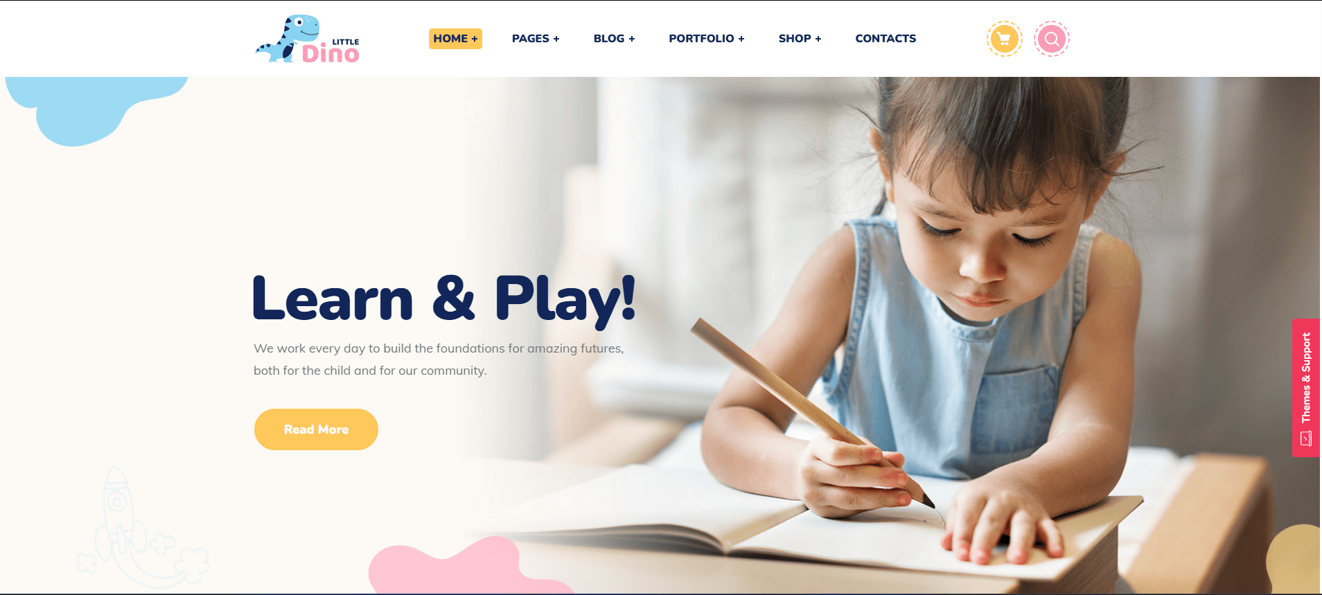 Littledino - Modern Kids WordPress Theme