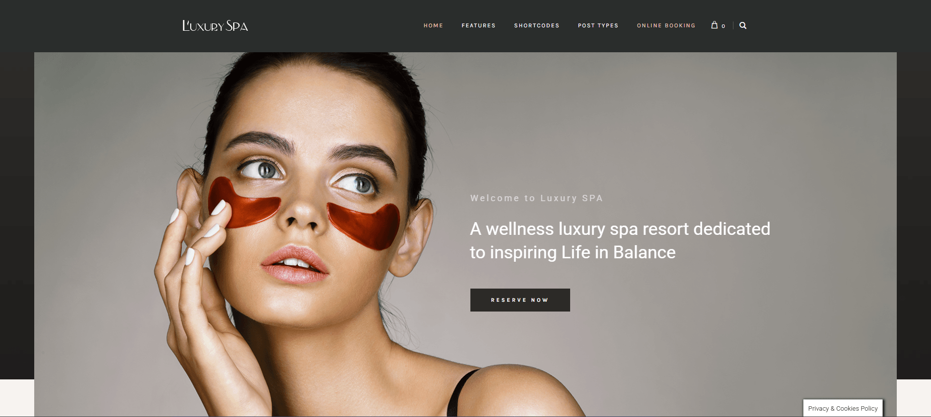 Luxury Spa - Wellness and Beauty WordPress Theme