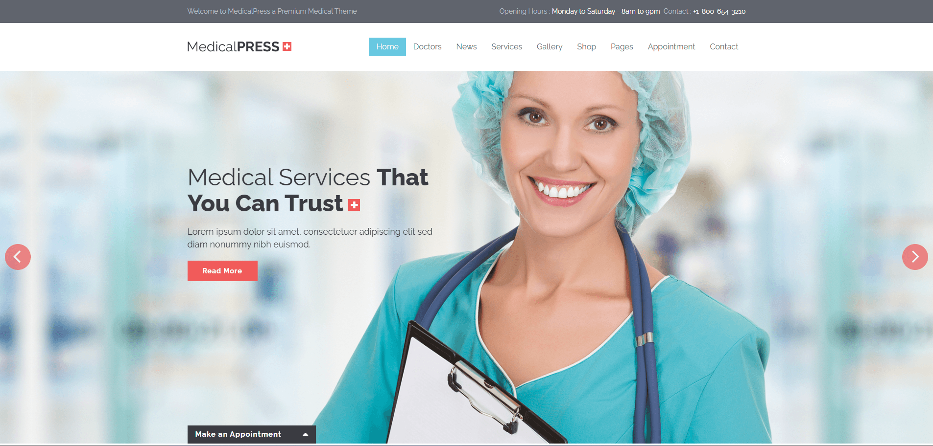 MP - Health & Medical WordPress Theme