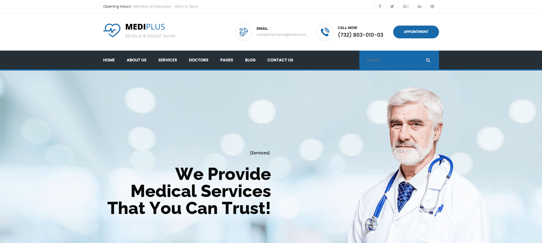 Medi Plus - Health Care WordPress Theme