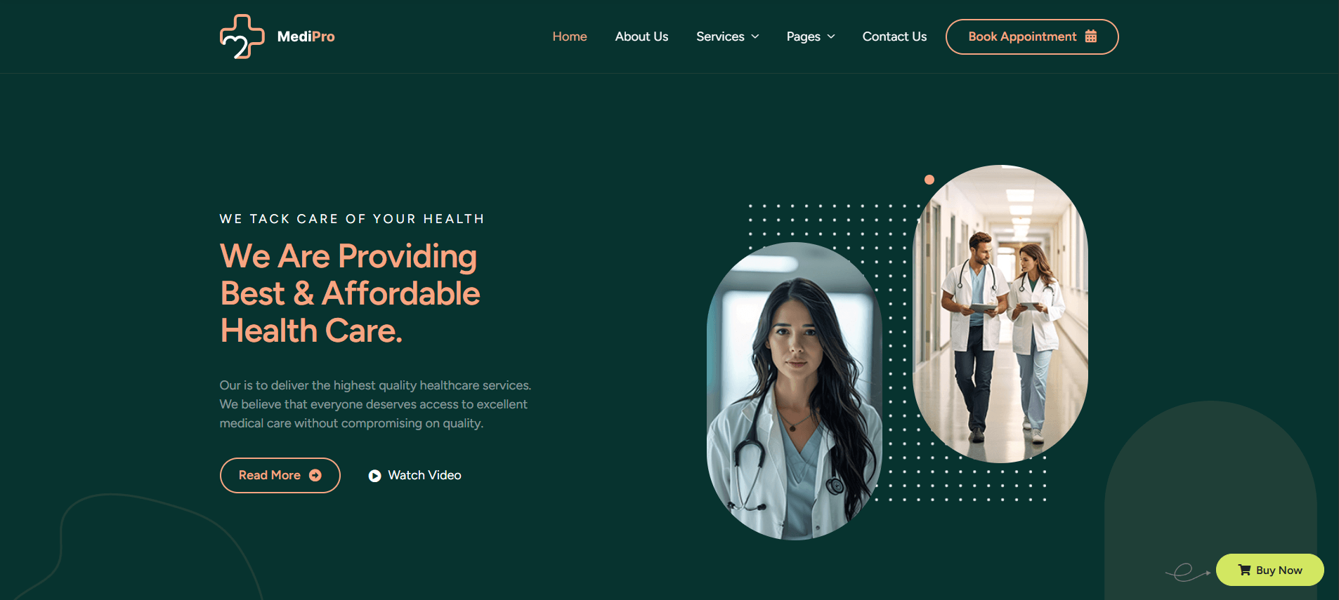 MediPro - Hospital WordPress Theme
