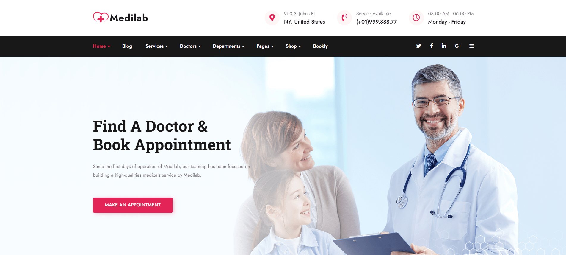Medilab - Health & Medical WordPress Theme