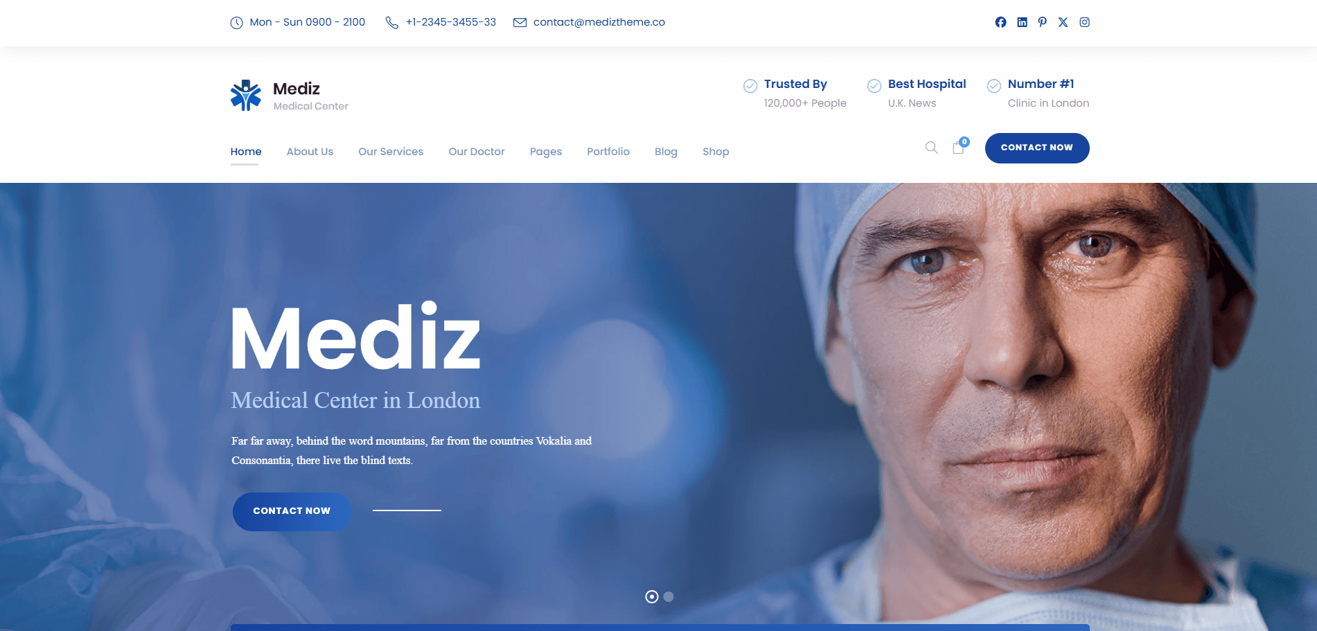 Mediz - Medical WordPress