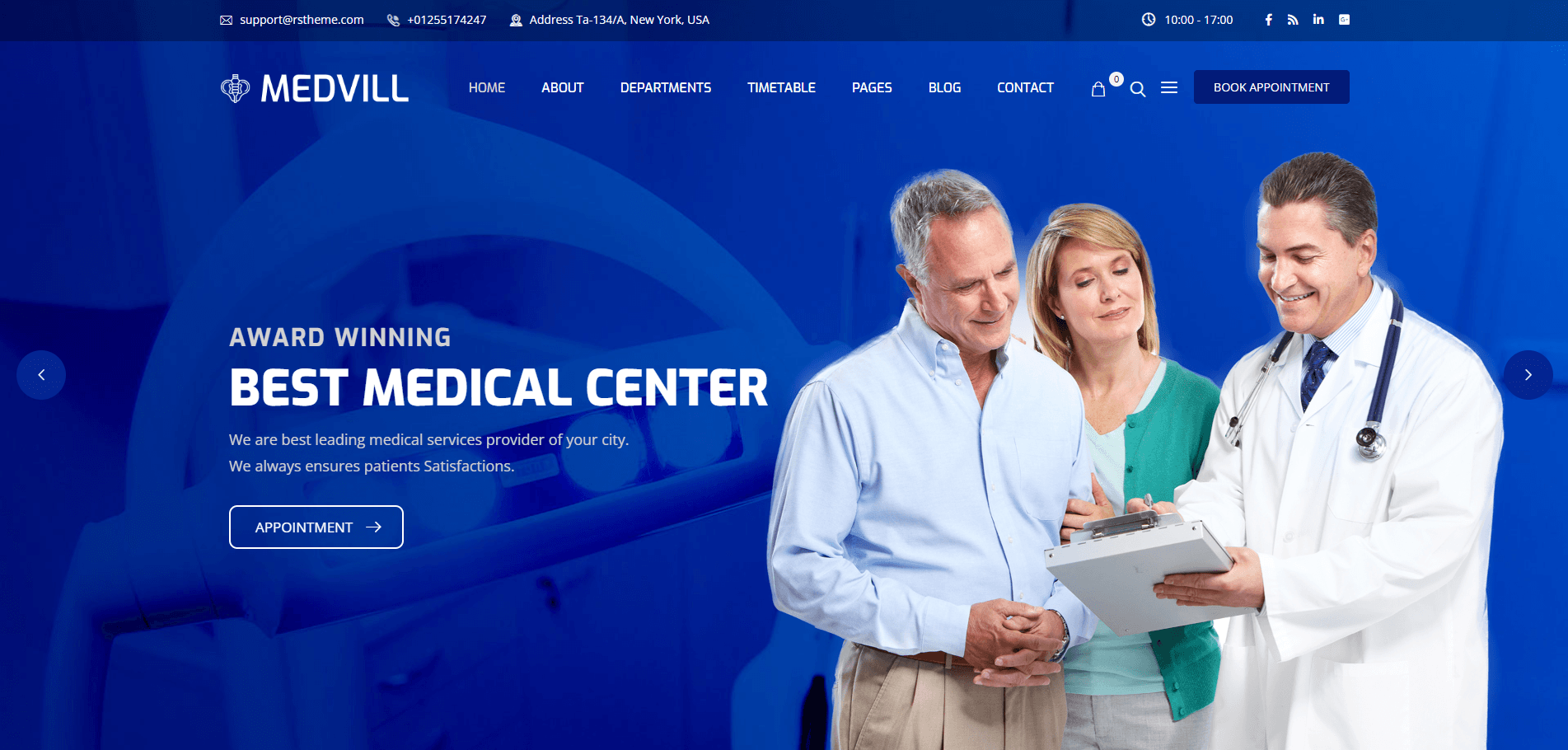 Medvill - Health & Medical WordPress Theme