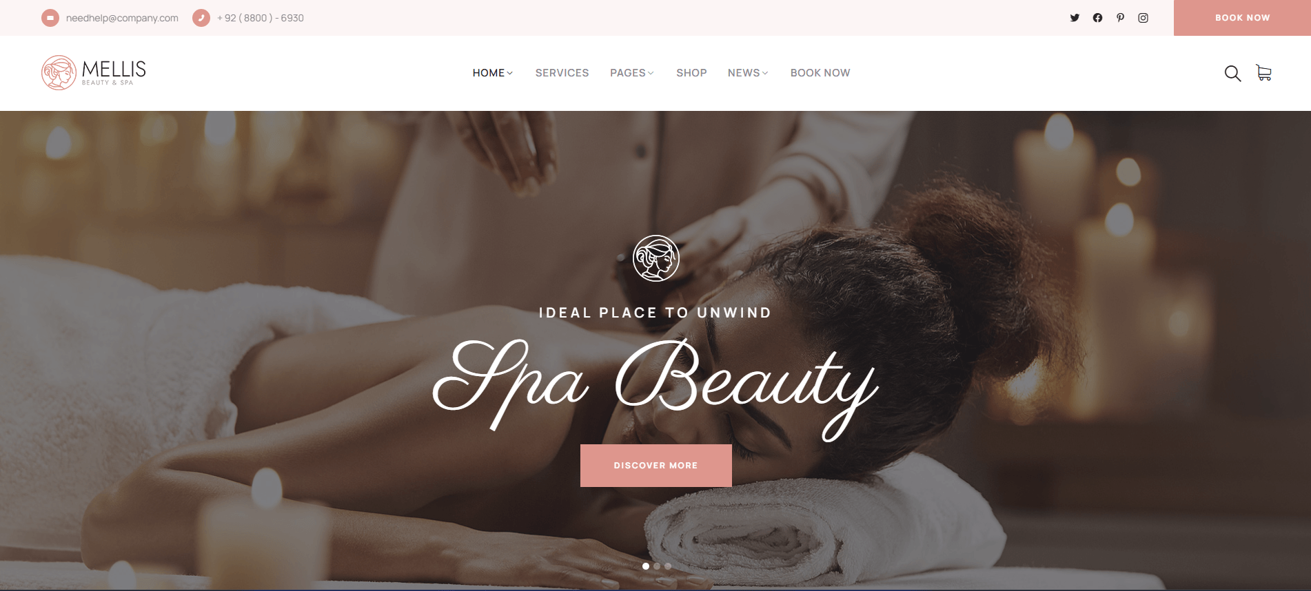 Mellis - Spa & Beauty & WordPress Theme