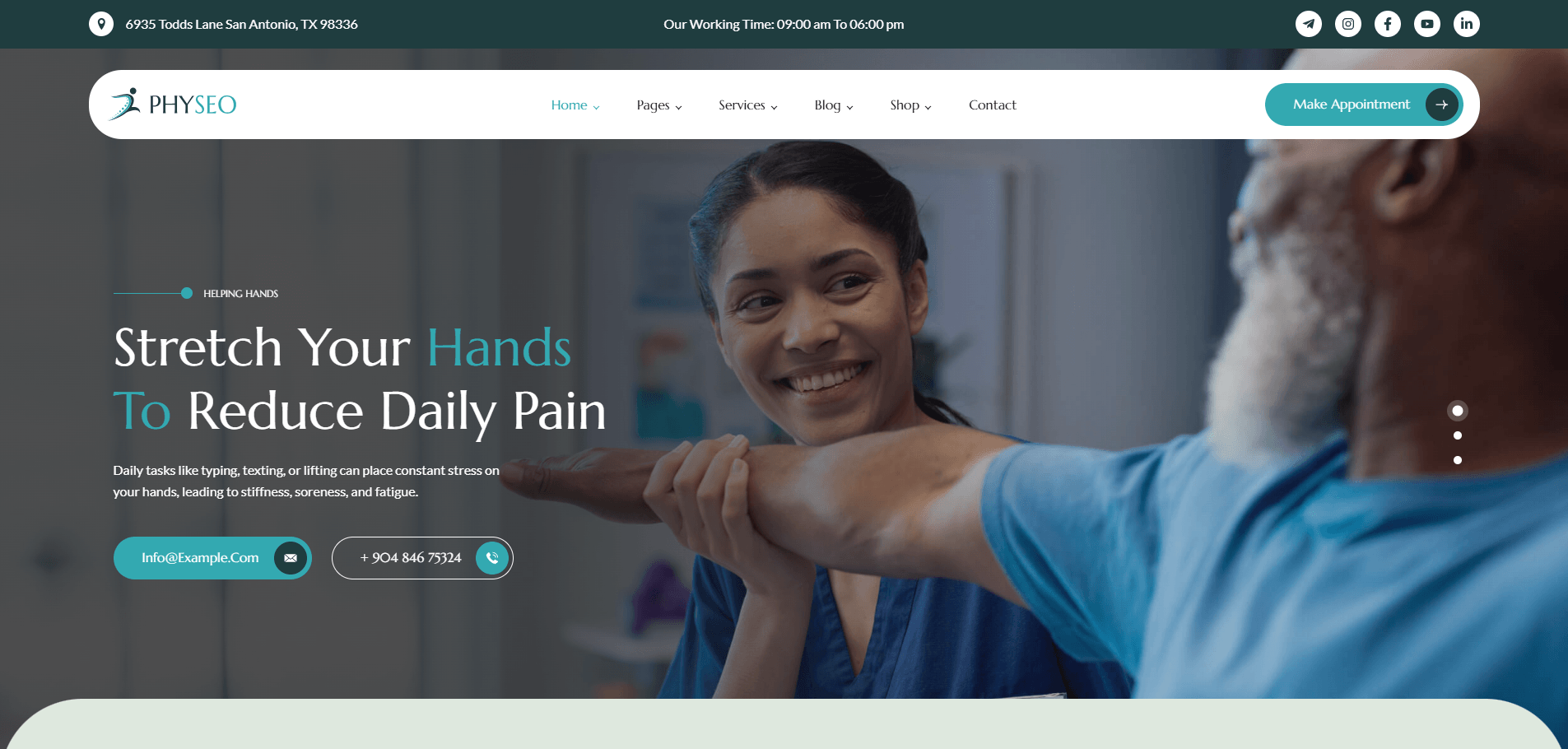 Physeo - Physiotherapy & Wellness WordPress Theme